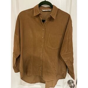 Zara Basic Long Sleeve Women's Top Size XS